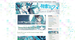 Desktop Screenshot of projectdiva.fr